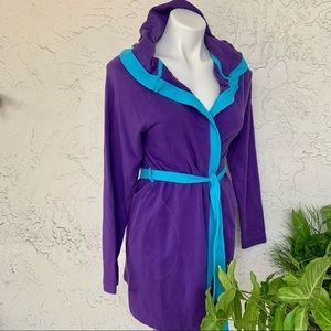 Bright Comfy Hoodie Robe, Wrap, Swimsuit Cover Up